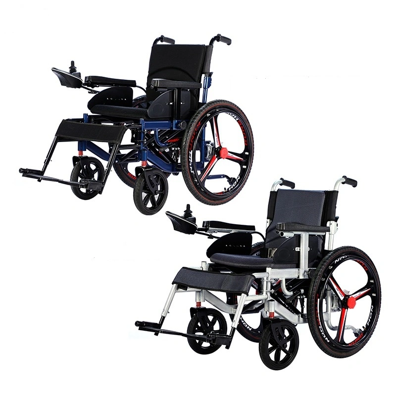 Electric Wheelchair Foldable and Lightweight Wheel Chair Portable Elderly Care Products Rolstoel Fauteuil Roulant