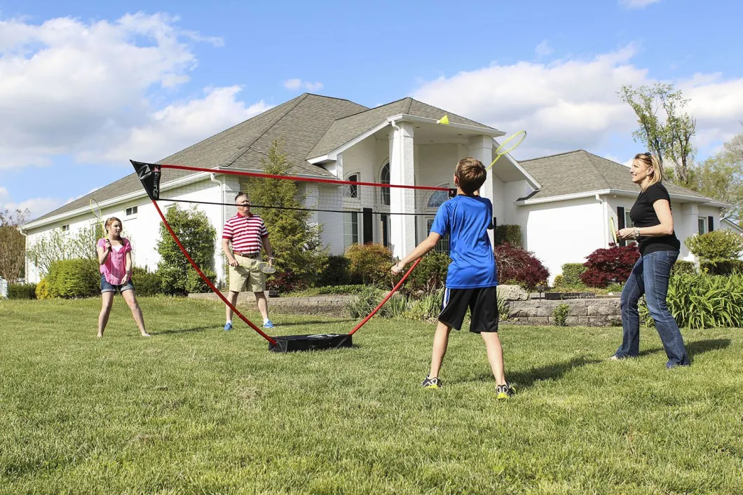 Portable Net Badminton Set for Tennis, Soccer Tennis, Pickleball, Kids Volleybal